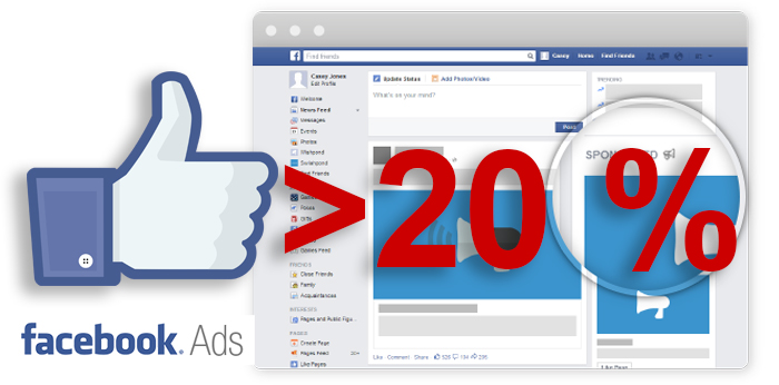 Facebook Ads permite anuncios con más texto